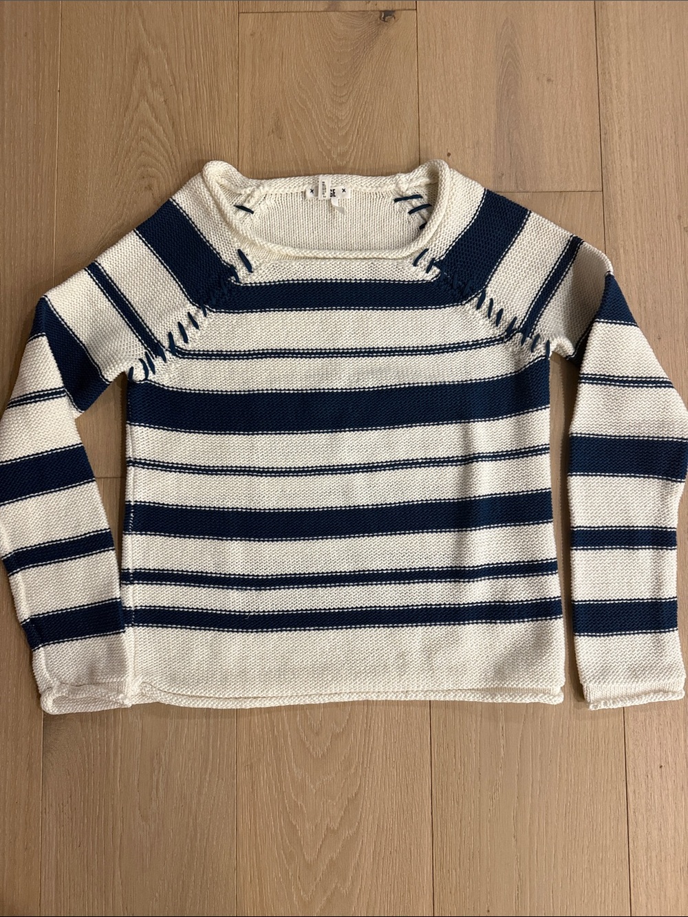 PAIGE Nautical Striped Knit Sweater – Size S - Picture 3 of 5